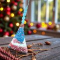 Новогодний подвес Елочка на удачу (ручная работа)