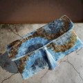 Клатч из бахмаля Пыльный шелк (ручная работа)