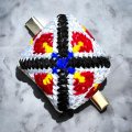 Заколка для волос с тюбетейкой